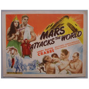 Mars Attacks the World - Re-issue 1950 Title Lobby Card